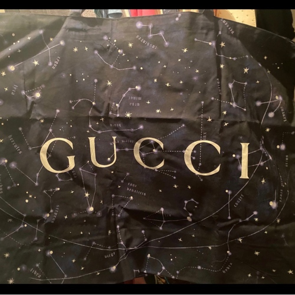 Gucci reusable canvas shopping bag tote